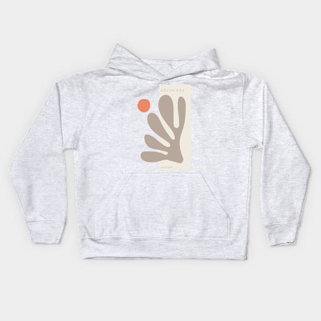 Henri Matisse - Cut-outs #5 Kids Hoodie by GoodMoreInc